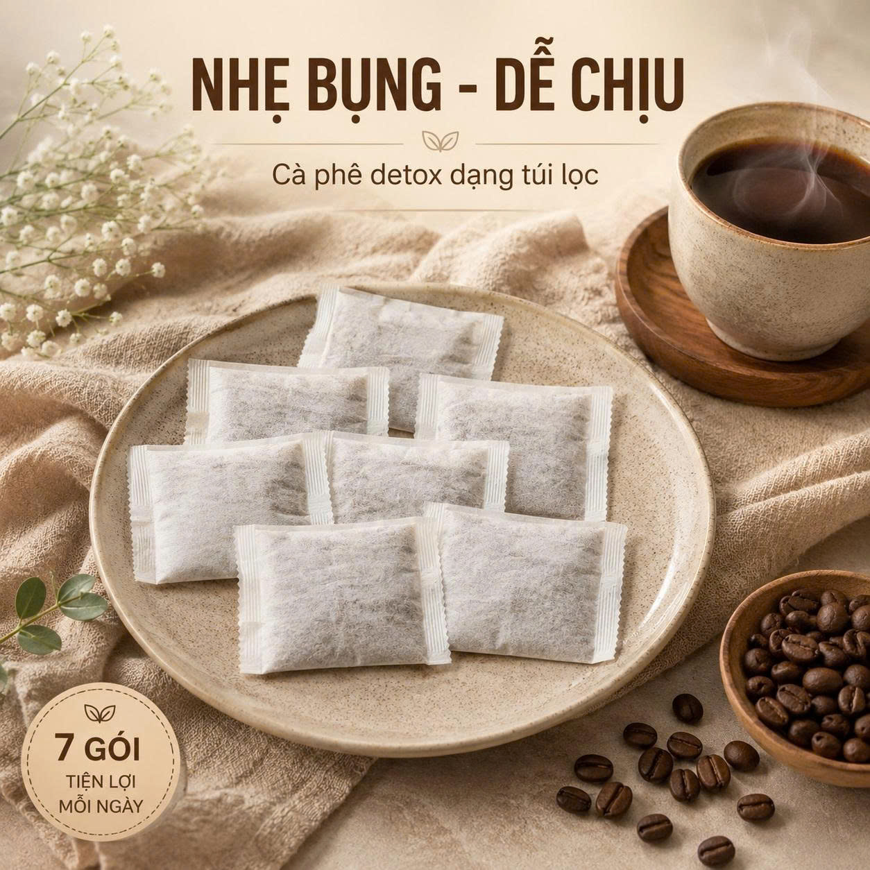 Cà phê túi lọc 33 gói
